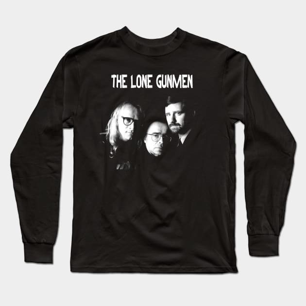 The Lone Gunmen Long Sleeve T-Shirt by Moulezitouna